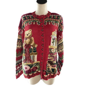 Tiara International Vintage Christmas Sweater NWT